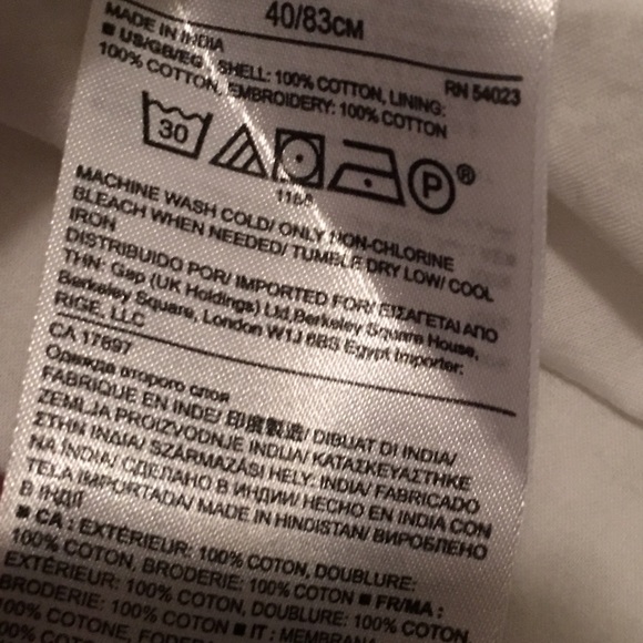 EUC Banana Republic White Eyelet Ruffle Skirt Sz 0 - Picture 7 of 8